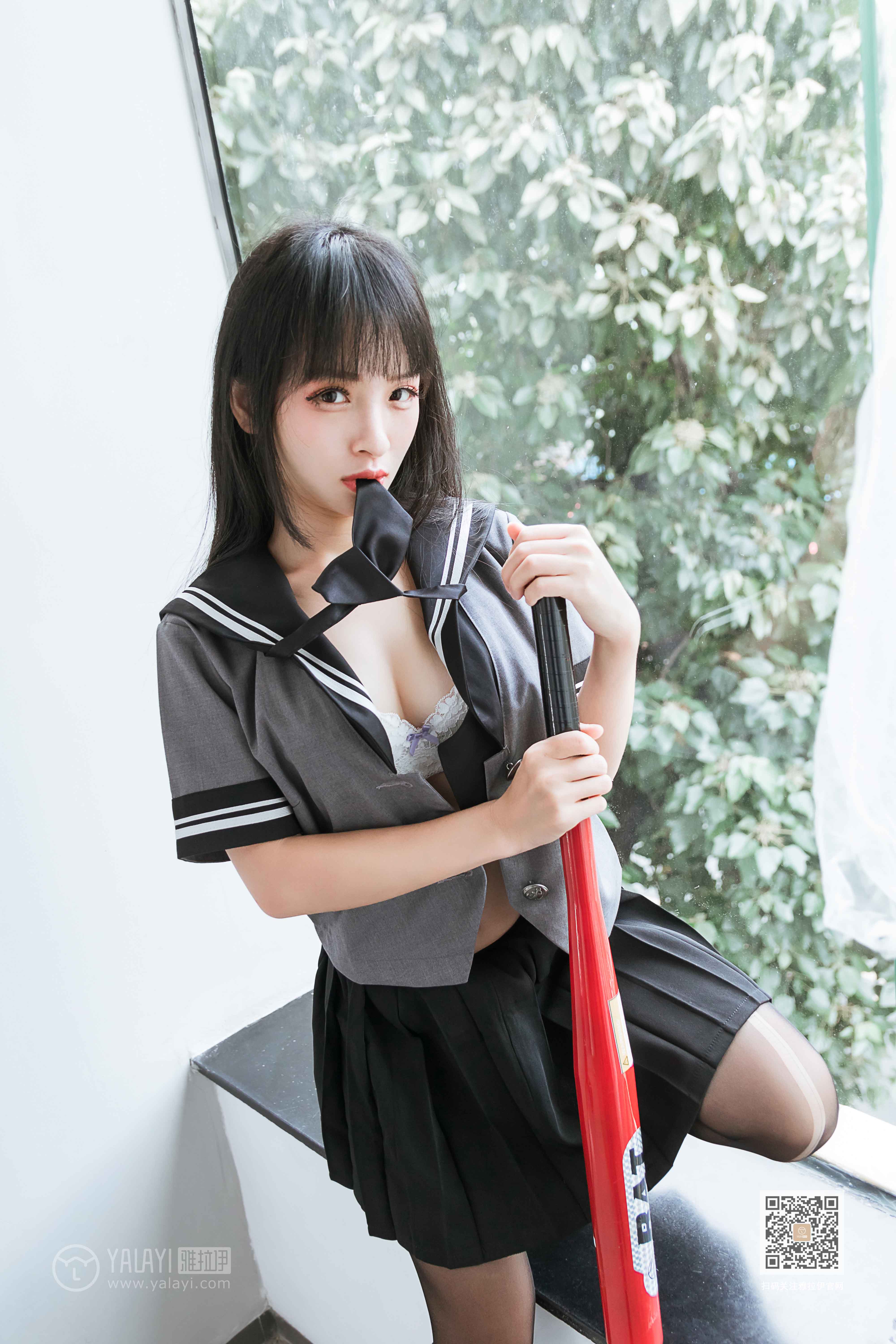 [YALAYI雅拉伊]2020.04.10Y601艾丽《疯狂的jk学妹》插图9